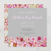 ピンク花模様 – マザーズデイブランチ (正面/裏面)