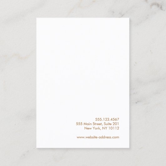 ピンク芸術的マゼンタの水色 名刺 (裏面)