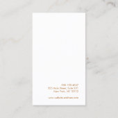 ピンク芸術的マゼンタ抽象芸術水彩 名刺 (裏面)