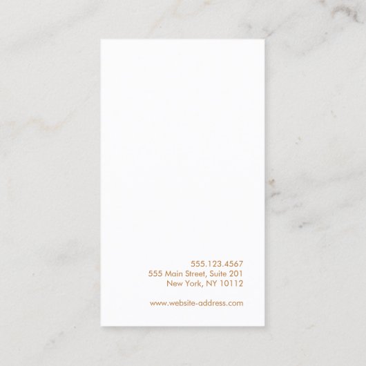 ピンク芸術的マゼンタ抽象芸術水彩 名刺 (裏面)