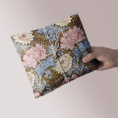 ピンク菊の花ウィリアムモリス 薄葉紙