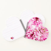 ピンク菊の花手帳 ノートブック (内部)