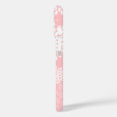 ピンク菊の花柄 Case-Mate iPhoneケース (裏面 / 左)