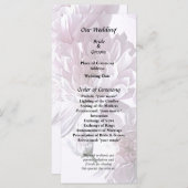 ピンク菊ハート プログラム (正面/裏面)