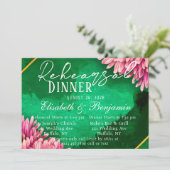 ピンク菊金ゴールドリハーサルディナー 招待状 (スタンド正面)