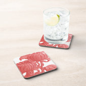 ピンク菊 コースター (右側)