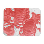 ピンク菊 マグネット (横)