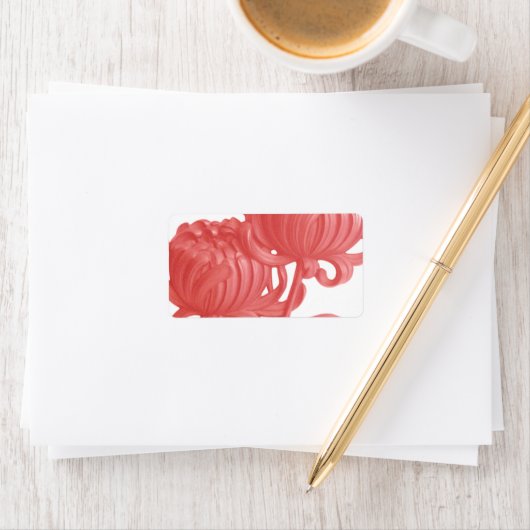 ピンク菊 ラベル (インサイチュ)