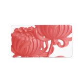 ピンク菊 ラベル (正面)