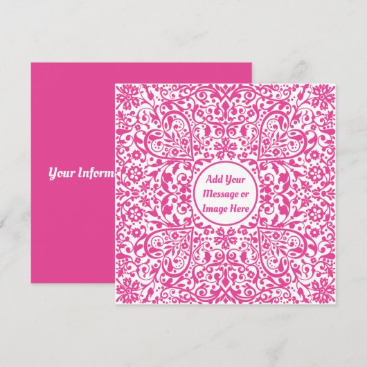 ピンク華美ハート (正面/裏面)