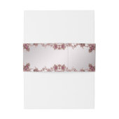 ピンク華美フローラ招待状用帯 招待状ベリーバンド (裏面例)