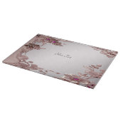 ピンク華美フローラ裁断ボード カッティングボード (角)