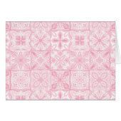 ピンク華美色のタイル (正面横)