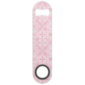 ピンク華美色のタイル スピード栓抜き (裏面)