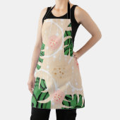 ピンク葉のモンステラ。 エプロン (インサイチュ)