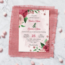 ピンク葉の花の緑結婚の植物