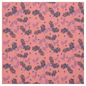 ピンク葉フローラ ファブリック (見本)