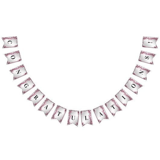 ピンク葉色フローラバンティング国旗 バンティングフラッグ (全)