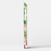 ピンク蓮の水の色縁ど Case-Mate iPhoneケース (裏面 / 左)