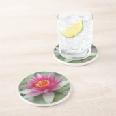 ピンク蓮の水百合 コースター (側面)