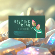 ピンク蓮の花の芽マッサージセラピストグリーン