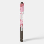 ピンク蓮の花ヨガホワイトオムシンボルゼン Case-Mate iPhoneケース (裏面 / 右)