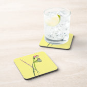 ピンク蓮の花仏芸術 コースター (右側)