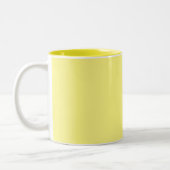 ピンク蓮の花仏芸術 ツートーンマグカップ (左)