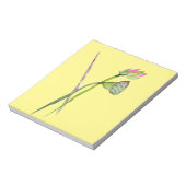 ピンク蓮の花仏芸術 ノートパッド (回転)