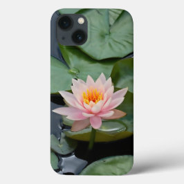 ピンク蓮の花禅園 iPhone 13ケース