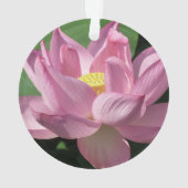 ピンク蓮の花IV オーナメント (裏面)