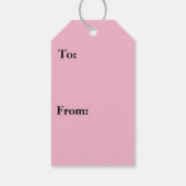 ピンク蓮の花IV ギフトタグ (裏面)