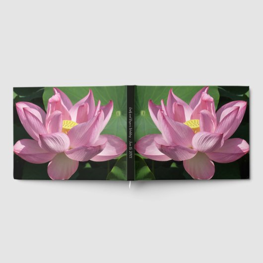 ピンク蓮の花IV ゲストブック (全面)