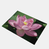 ピンク蓮の花IV ドアマット (アングル)