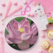 ピンク蓮の花IV ペーパープレート (パーティー)