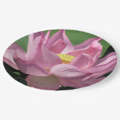 ピンク蓮の花IV ペーパープレート (アングル)