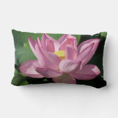ピンク蓮の花IV ランバークッション (裏面)
