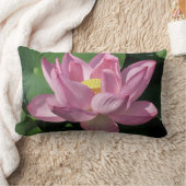 ピンク蓮の花IV ランバークッション (ブランケット)