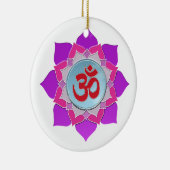 ピンク蓮 セラミックオーナメント (右)