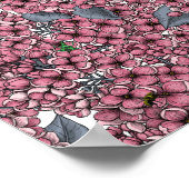 ピンク薄紫園 ポスター (角)