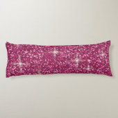 ピンク虹色グリッター ボディピロー (裏面)