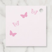 ピンク蝶キンセアニェラ フェイバータグ (裏面)