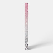 ピンク蝶リボン S22 Plusケース コケット ルクス Samsung Galaxyケース (左側面)