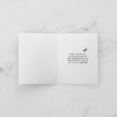 ピンク蝶悔やみや弔慰サンキューカード カード (内部)