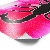 ピンク蠍座 フォトプリント            (角)