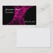 ピンク血しょうジャスミンフロスト 名刺 (正面/裏面)