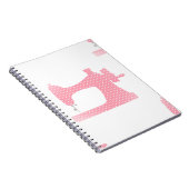 ピンク裁縫機 ノートブック (右側)