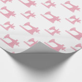 ピンク裁縫機 ラッピングペーパー (角)