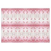 ピンク装飾クリスマスボールホリデーテーブルクロス テーブルクロス (正面(横))