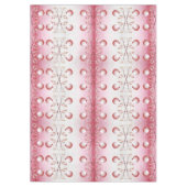 ピンク装飾クリスマスボールホリデーテーブルクロス テーブルクロス (正面)